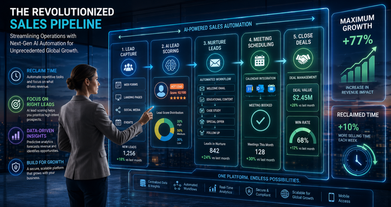 Sales Automation for Business Leaders: How to Streamline Your Pipeline for Maximum Growth